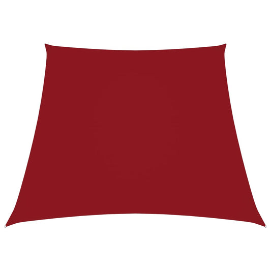 Berkfield Sunshade Sail Oxford Fabric Trapezium 2/4x3 m Red