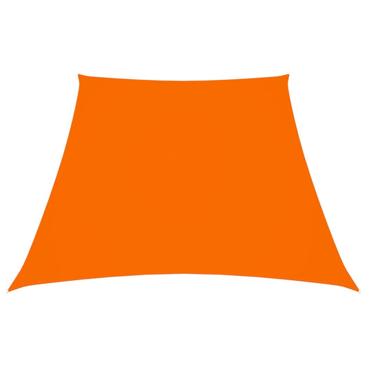 Berkfield Sunshade Sail Oxford Fabric Trapezium 3/5x4 m Orange