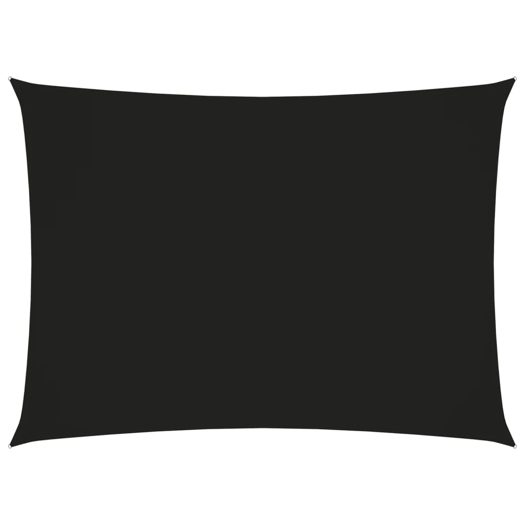 Berkfield Sunshade Sail Oxford Fabric Rectangular 2x3.5 m Black