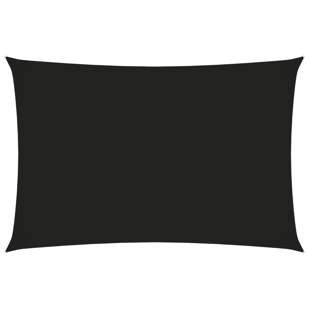 Berkfield Sunshade Sail Oxford Fabric Rectangular 2.5x4.5 m Black
