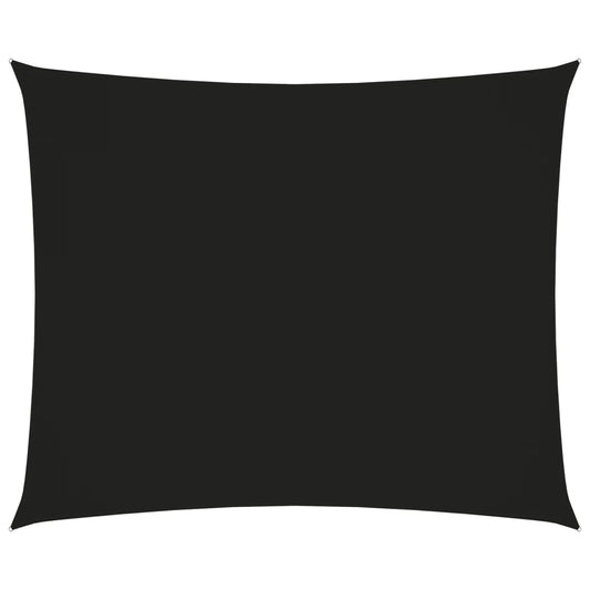 Berkfield Sunshade Sail Oxford Fabric Rectangular 3x4 m Black