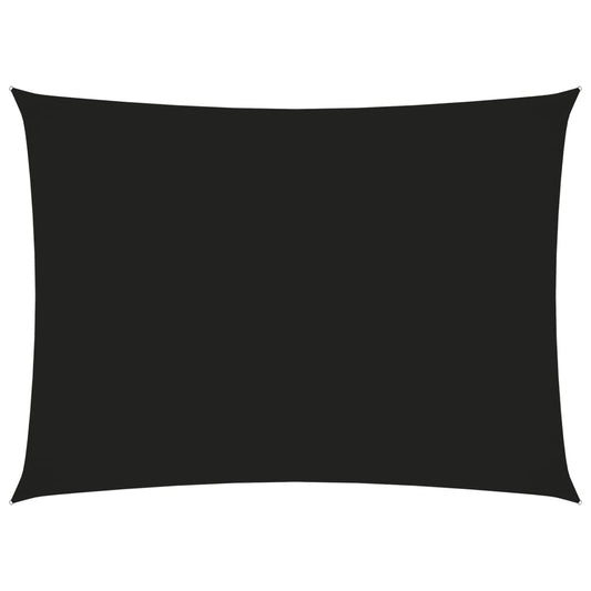 Berkfield Sunshade Sail Oxford Fabric Rectangular 3x4.5 m Black