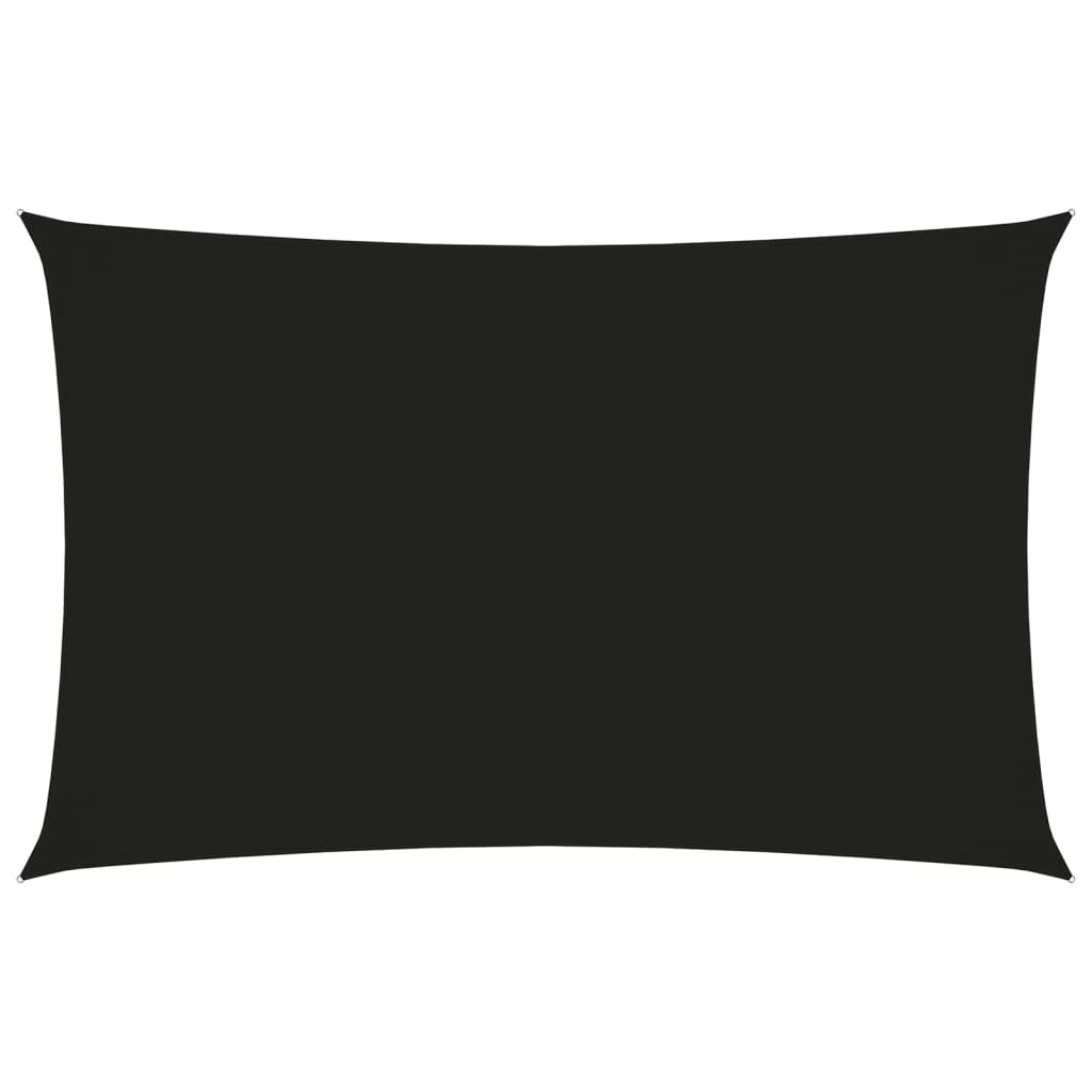 Berkfield Sunshade Sail Oxford Fabric Rectangular 3x6 m Black