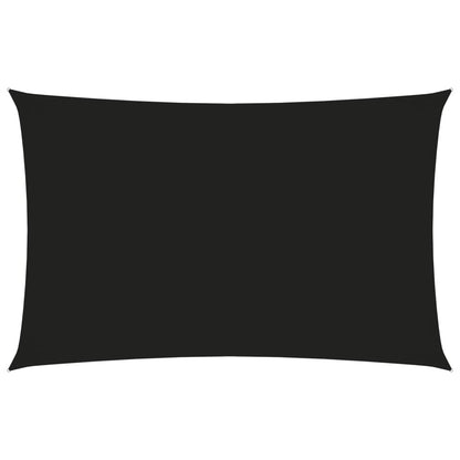 Berkfield Sunshade Sail Oxford Fabric Rectangular 3x6 m Black