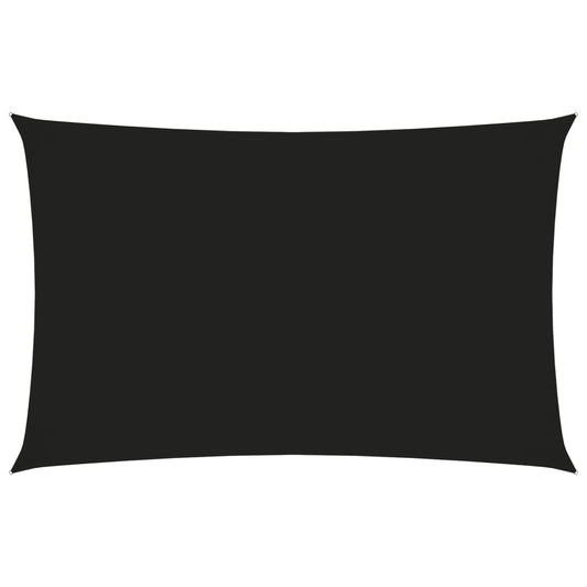 Berkfield Sunshade Sail Oxford Fabric Rectangular 3x6 m Black