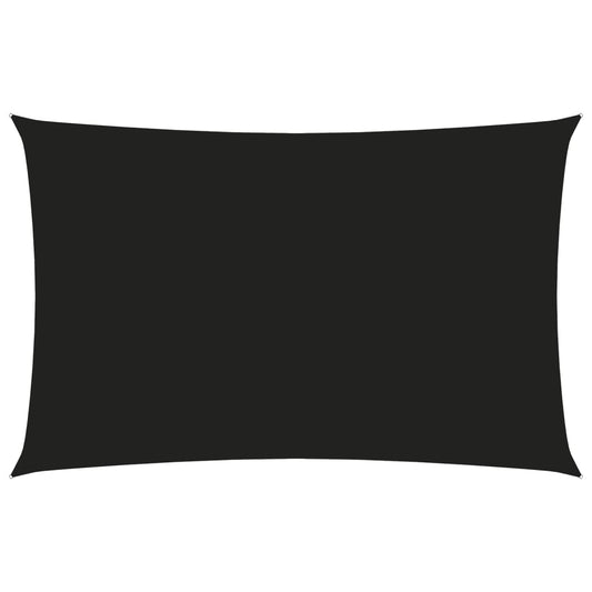 Berkfield Sunshade Sail Oxford Fabric Rectangular 4x7 m Black