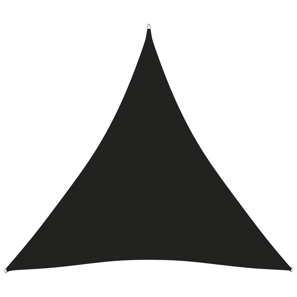 Berkfield Sunshade Sail Oxford Fabric Triangular 3x3x3 m Black