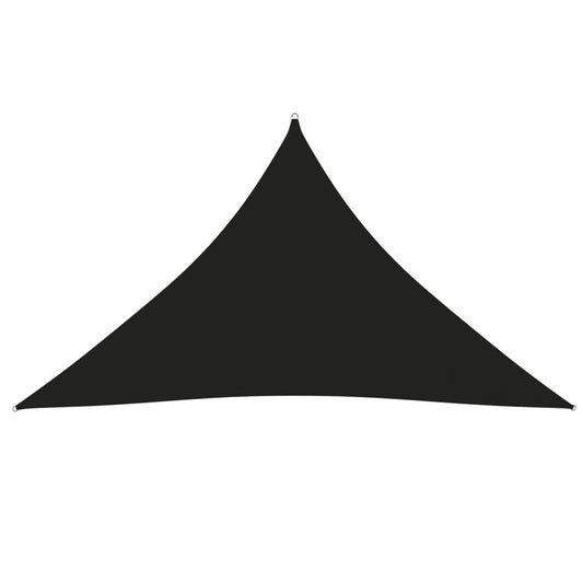 Berkfield Sunshade Sail Oxford Fabric Triangular 3x3x4.24 m Black