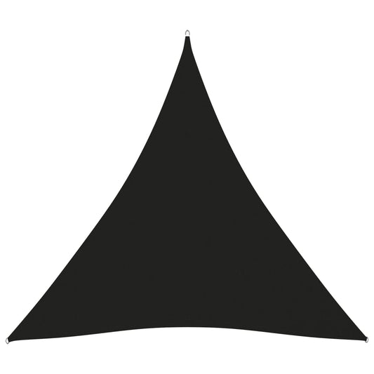 Berkfield Sunshade Sail Oxford Fabric Triangular 5x5x5 m Black