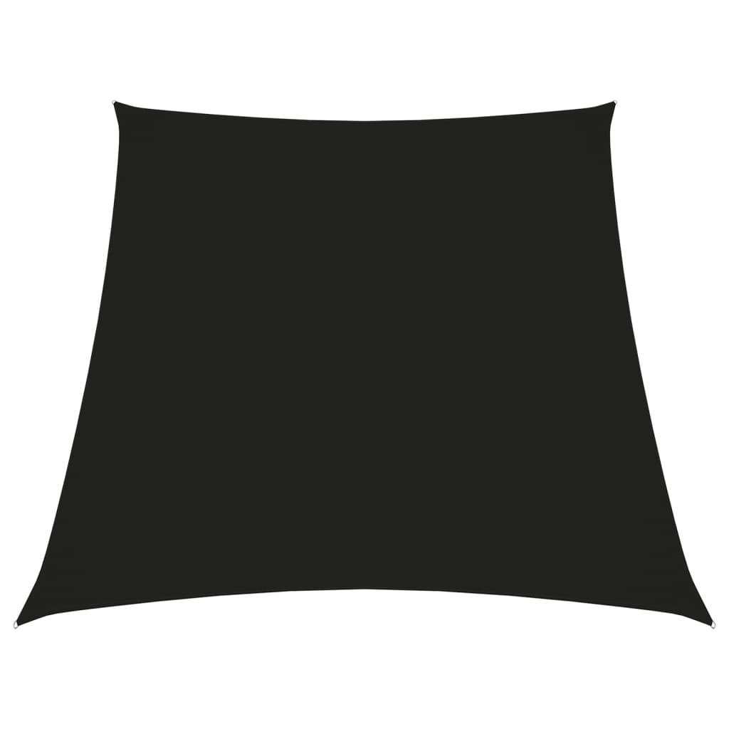 Berkfield Sunshade Sail Oxford Fabric Trapezium 2/4x3 m Black