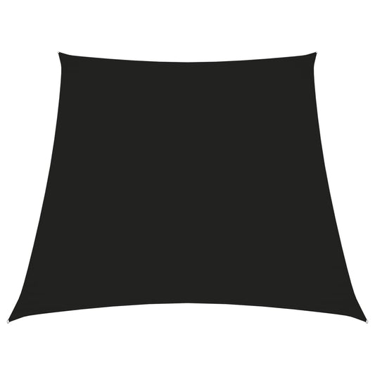 Berkfield Sunshade Sail Oxford Fabric Trapezium 3/4x3 m Black