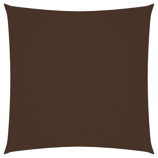 Berkfield Sunshade Sail Oxford Fabric Square 3.6x3.6 m Brown