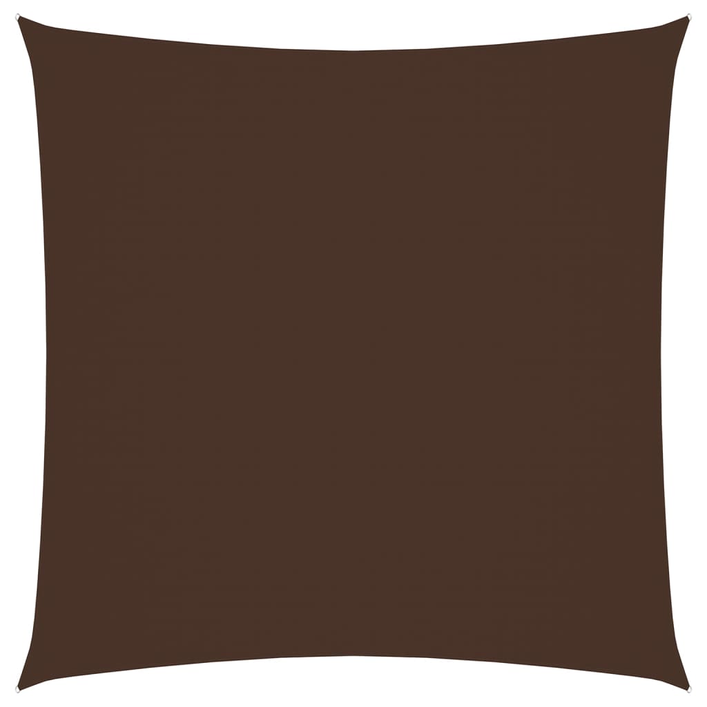 Berkfield Sunshade Sail Oxford Fabric Square 4x4 m Brown