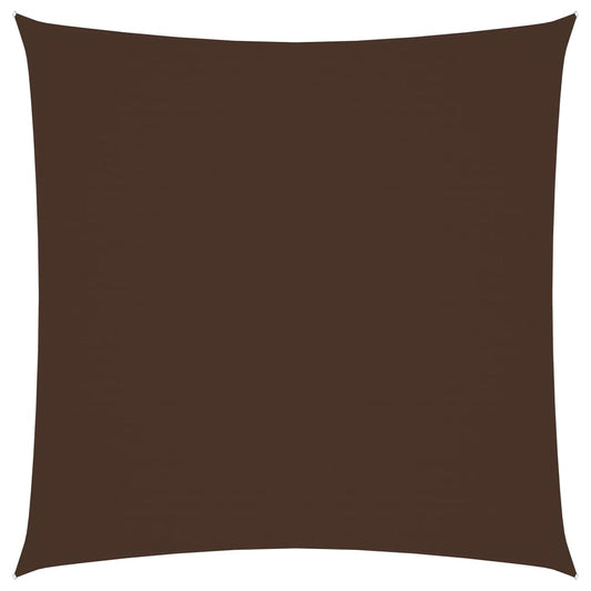 Berkfield Sunshade Sail Oxford Fabric Square 4x4 m Brown