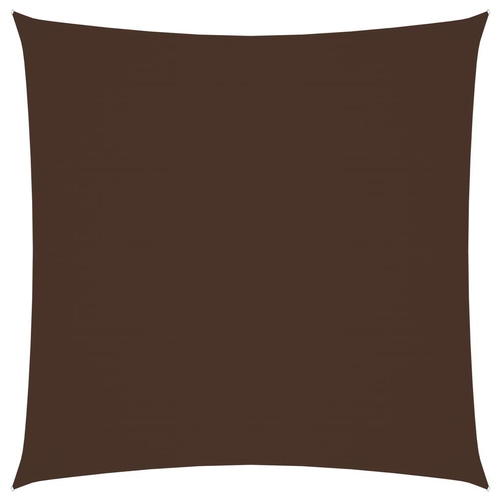 Berkfield Sunshade Sail Oxford Fabric Square 5x5 m Brown