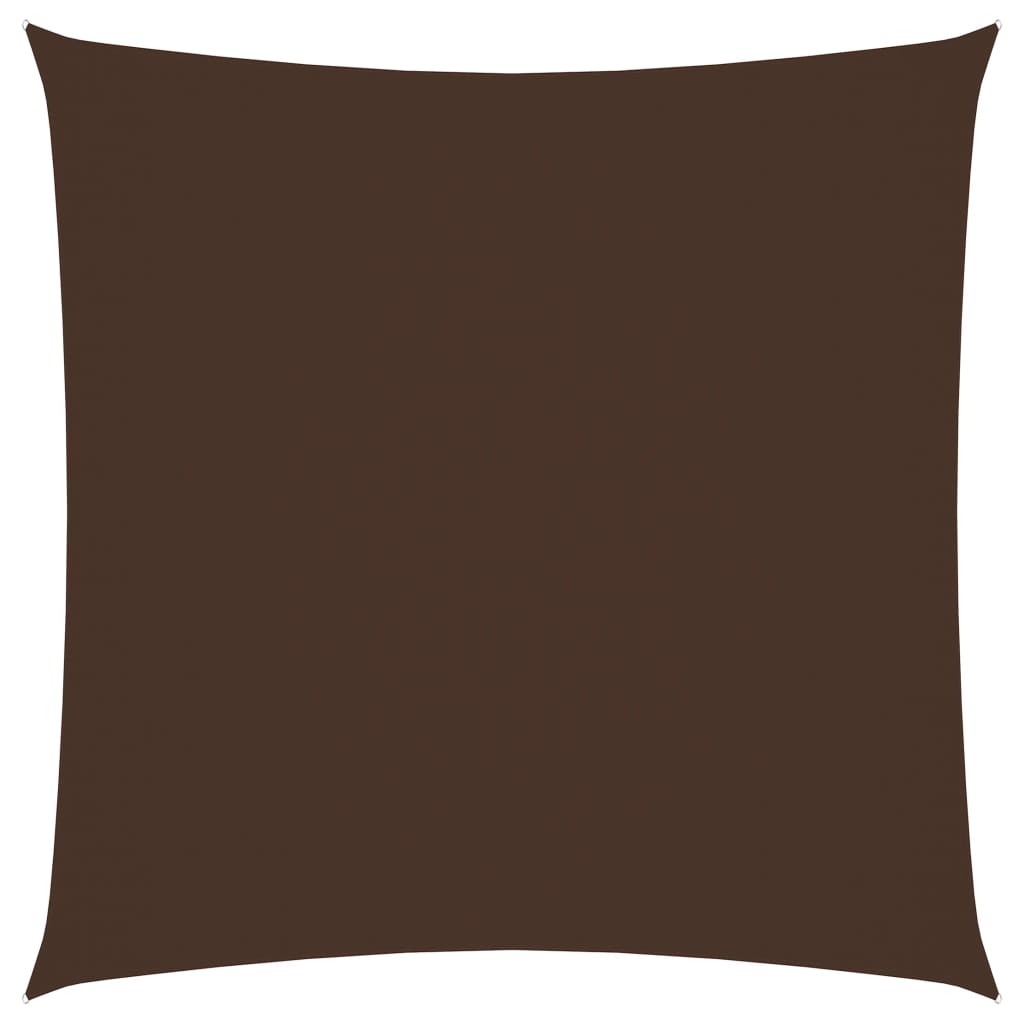 Berkfield Sunshade Sail Oxford Fabric Square 6x6 m Brown
