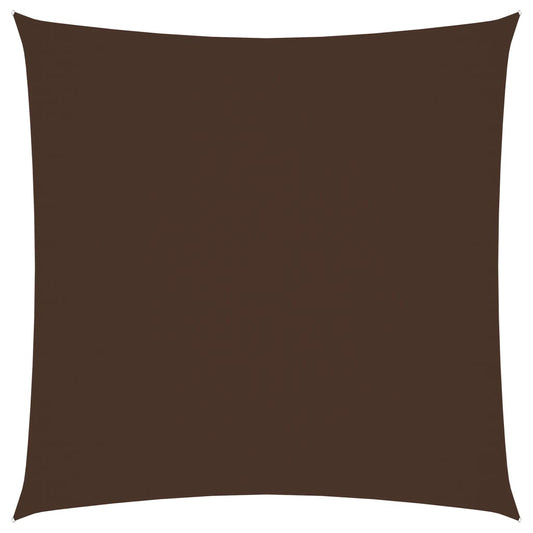 Berkfield Sunshade Sail Oxford Fabric Square 6x6 m Brown