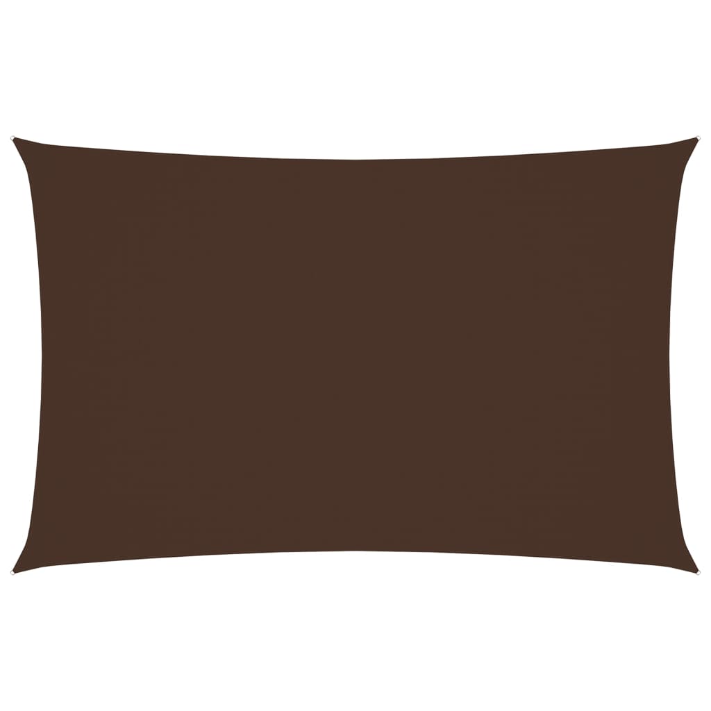 Berkfield Sunshade Sail Oxford Fabric Rectangular 2.5x5 m Brown