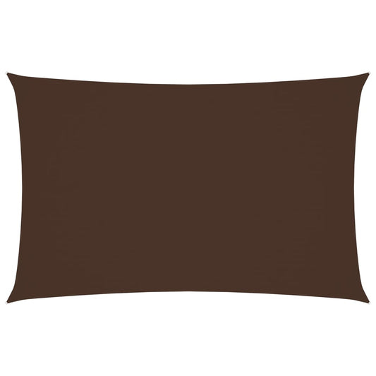 Berkfield Sunshade Sail Oxford Fabric Rectangular 2.5x5 m Brown