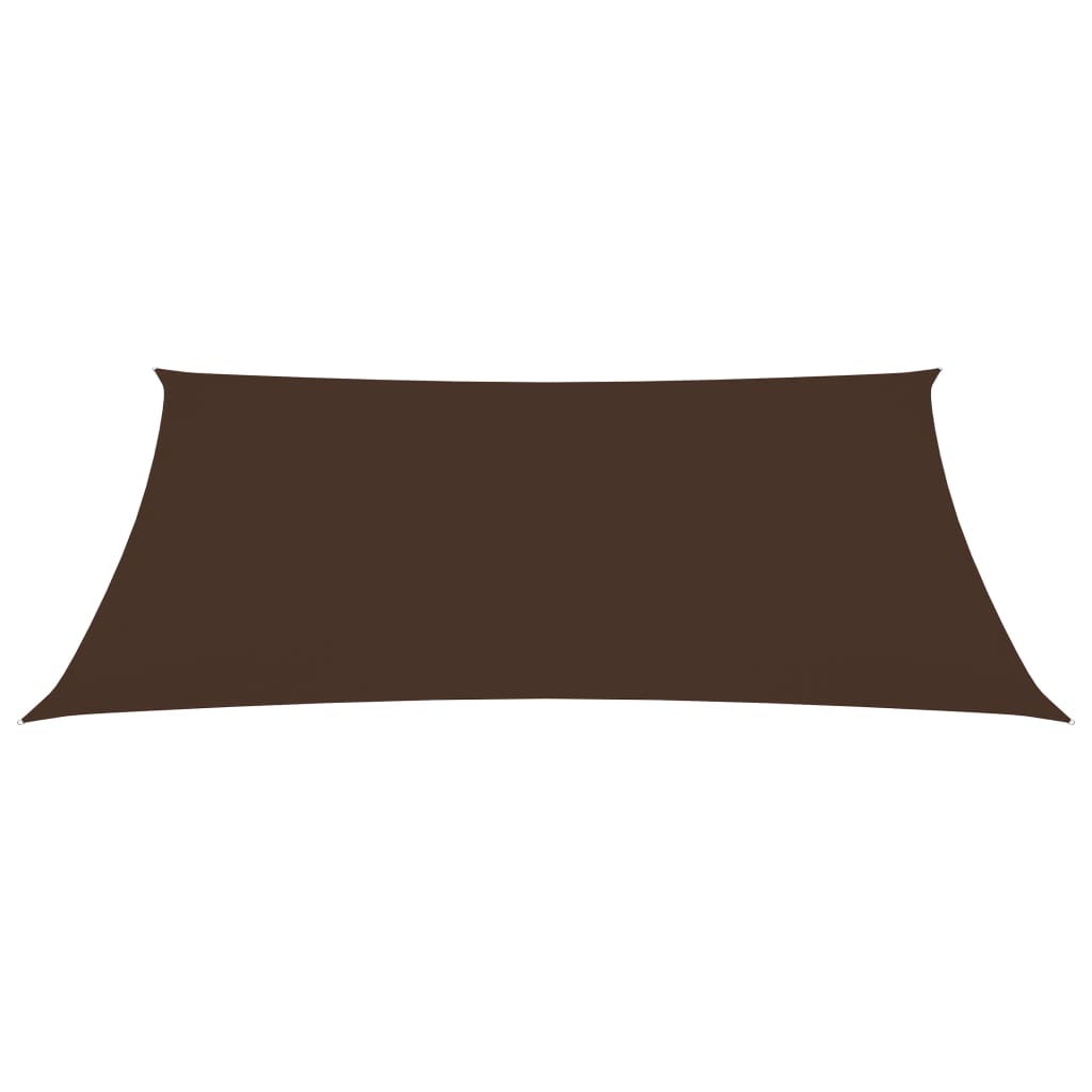 Berkfield Sunshade Sail Oxford Fabric Rectangular 3.5x4.5 m Brown