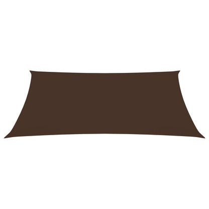 Berkfield Sunshade Sail Oxford Fabric Rectangular 3.5x4.5 m Brown
