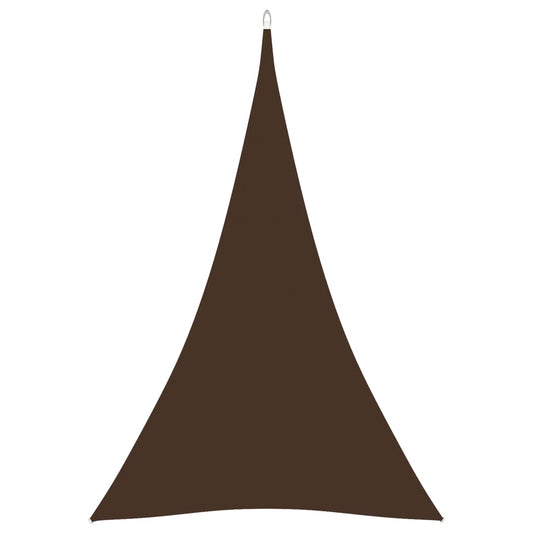 Berkfield Sunshade Sail Oxford Fabric Triangular 3x4x4 m Brown
