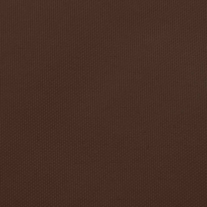 Berkfield Sunshade Sail Oxford Fabric Triangular 4x5x6.4 m Brown