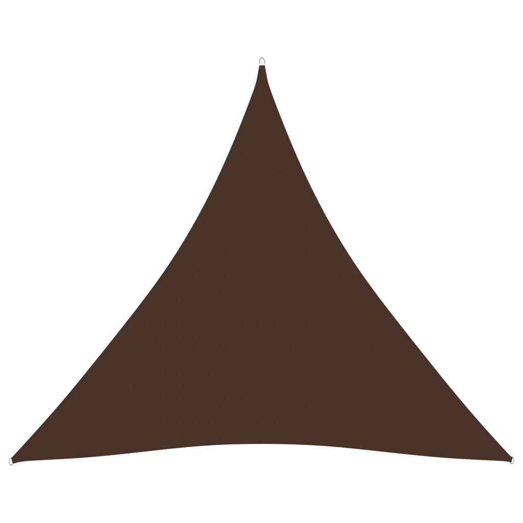 Berkfield Sunshade Sail Oxford Fabric Triangular 6x6x6 m Brown