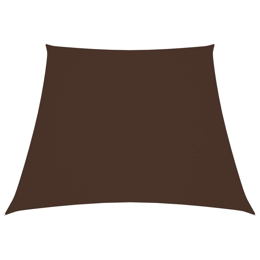 Berkfield Sunshade Sail Oxford Fabric Trapezium 3/4x3 m Brown