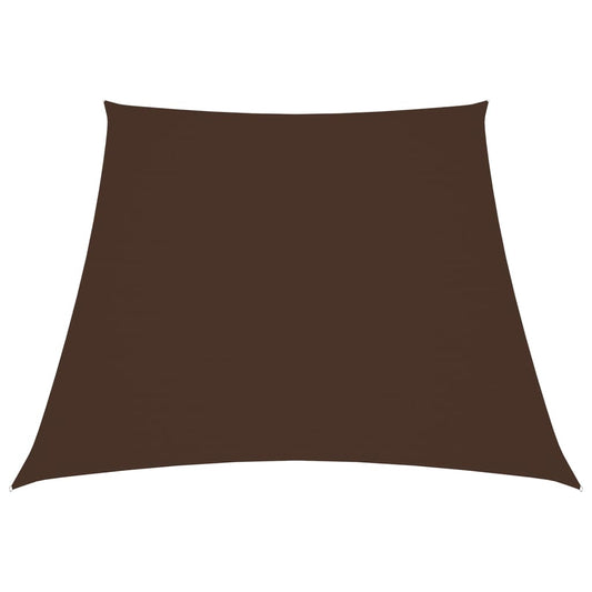 Berkfield Sunshade Sail Oxford Fabric Trapezium 3/4x3 m Brown