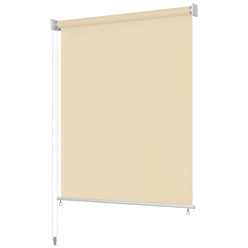 Berkfield Outdoor Roller Blind Cream 80x140 cm HDPE