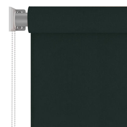 Berkfield Outdoor Roller Blind 100x140 cm Dark Green HDPE