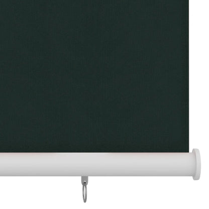 Berkfield Outdoor Roller Blind 100x140 cm Dark Green HDPE