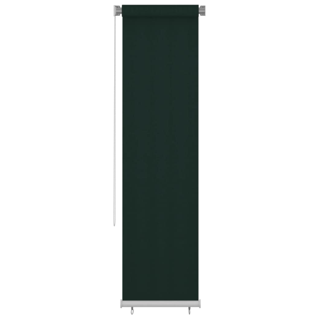 Berkfield Outdoor Roller Blind 60x230 cm Dark Green HDPE
