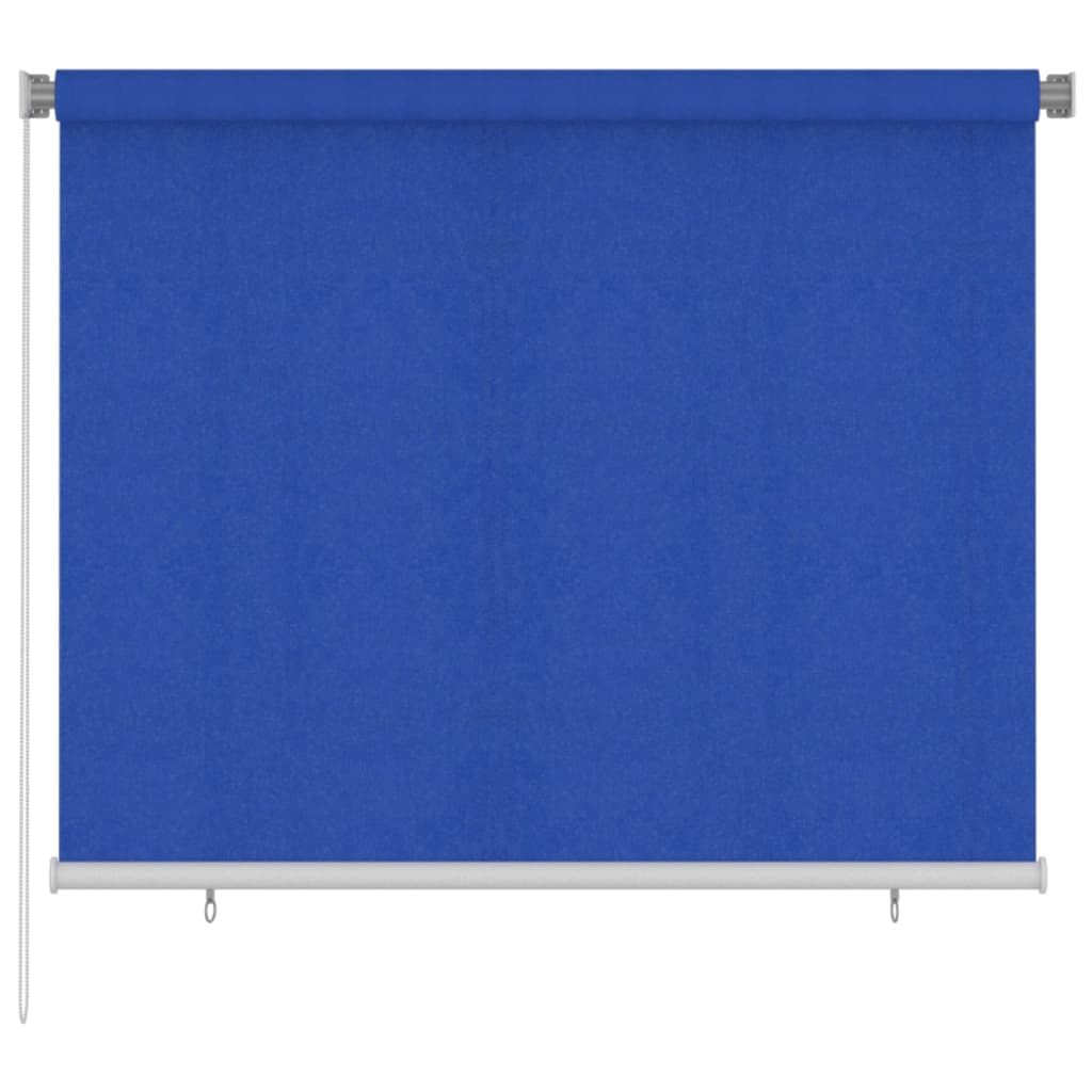 Berkfield Outdoor Roller Blind 180x140 cm Blue HDPE