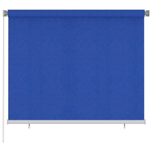 Berkfield Outdoor Roller Blind 180x140 cm Blue HDPE