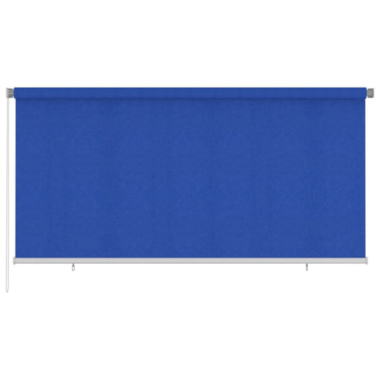 Berkfield Outdoor Roller Blind 300x140 cm Blue HDPE