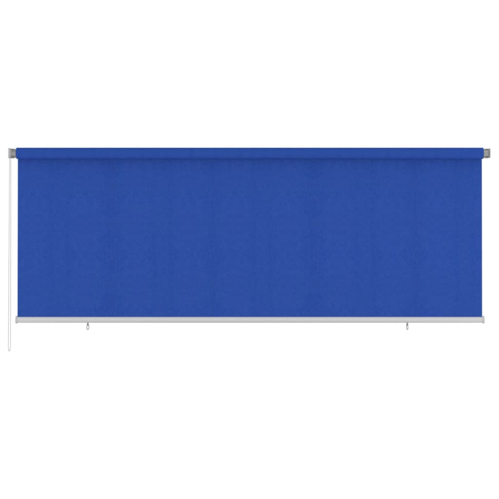 Berkfield Outdoor Roller Blind 400x140 cm Blue HDPE