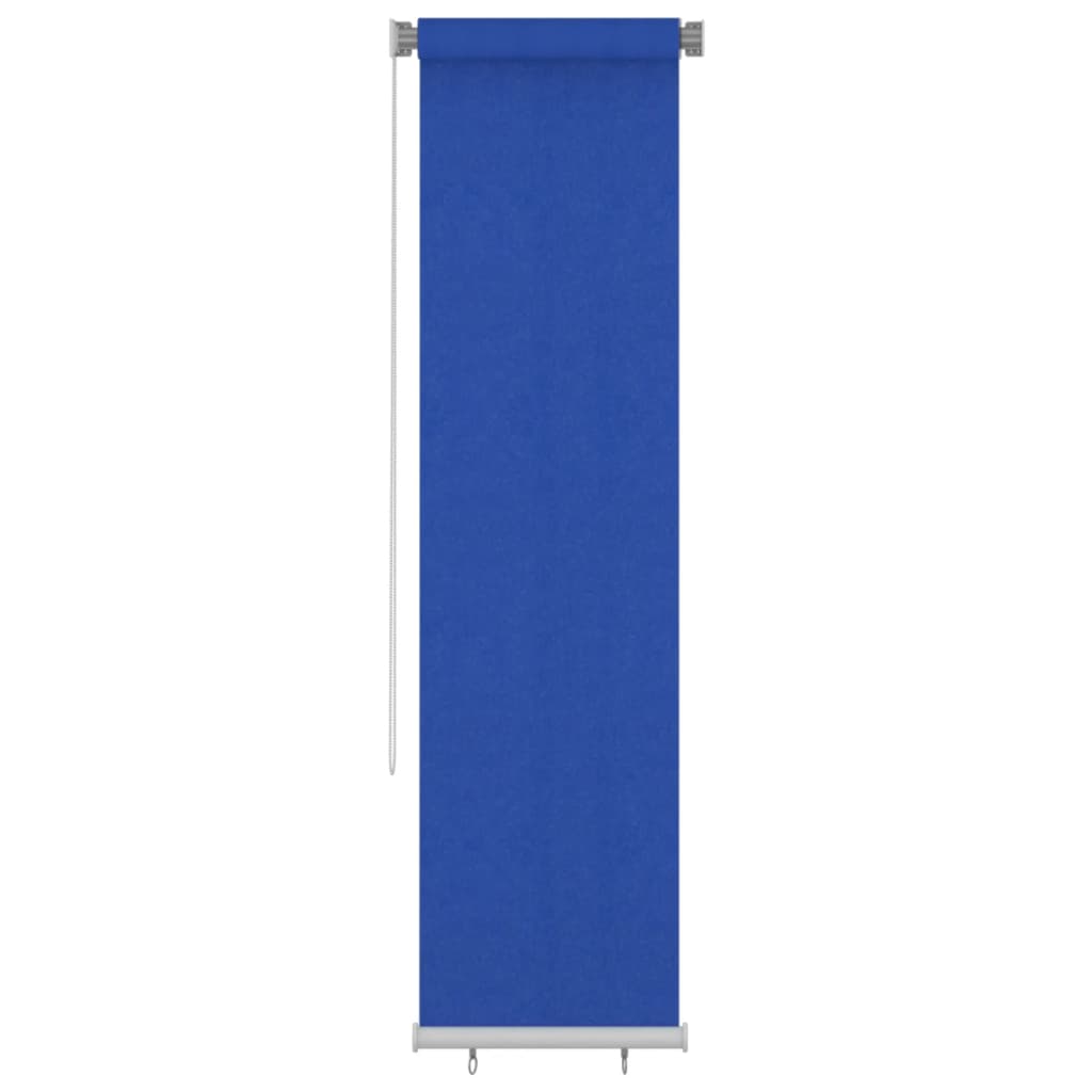 Berkfield Outdoor Roller Blind 60x230 cm Blue HDPE