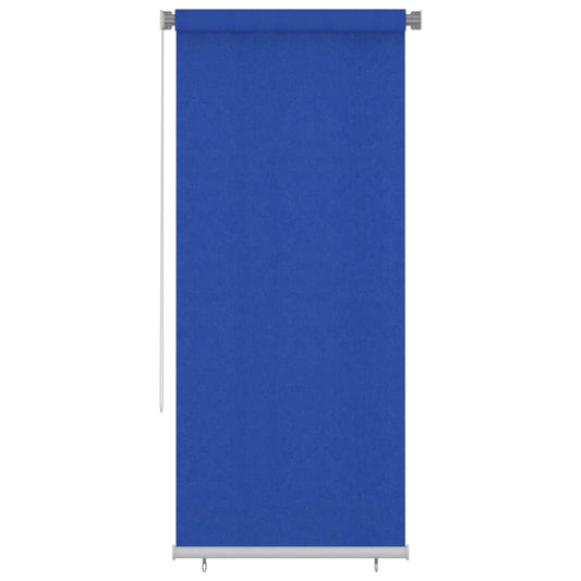 Berkfield Outdoor Roller Blind 100x230 cm Blue HDPE
