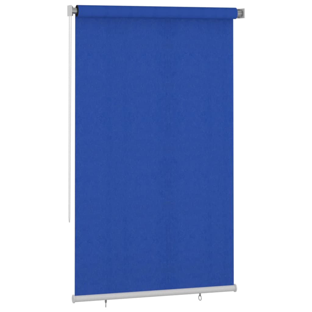 Berkfield Outdoor Roller Blind 140x230 cm Blue HDPE