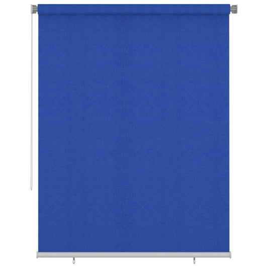 Berkfield Outdoor Roller Blind 180x230 cm Blue HDPE