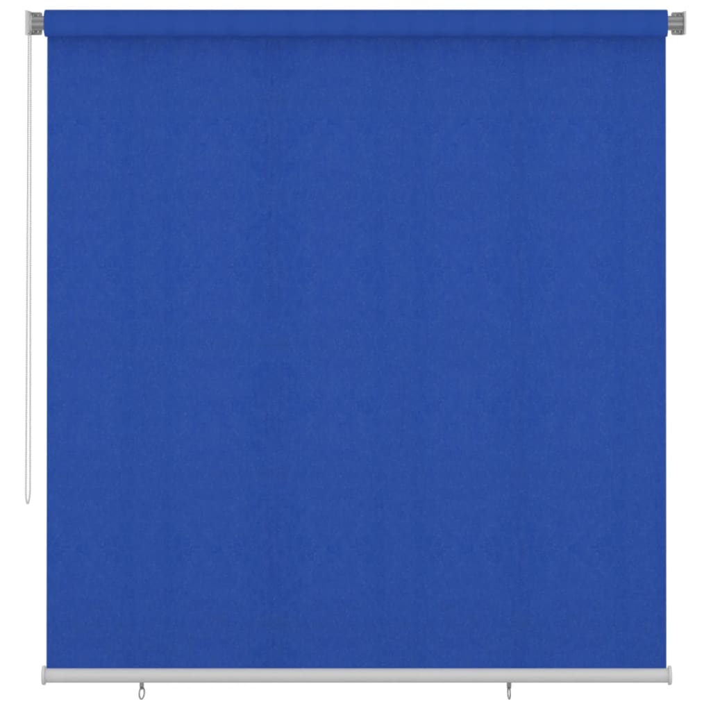 Berkfield Outdoor Roller Blind 220x230 cm Blue HDPE
