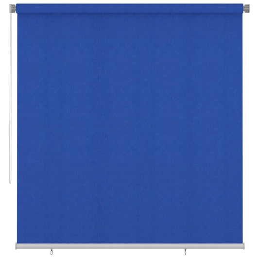 Berkfield Outdoor Roller Blind 220x230 cm Blue HDPE