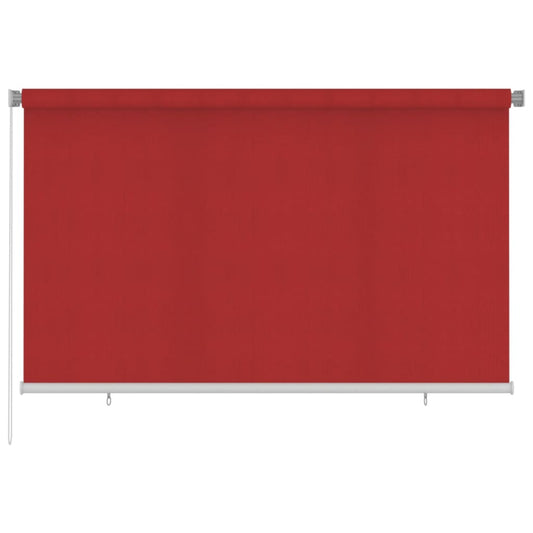 Berkfield Outdoor Roller Blind 240 x 140 cm Red HDPE