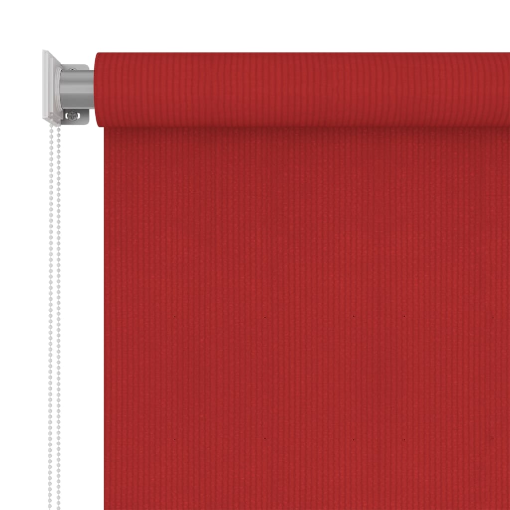 Berkfield Outdoor Roller Blind 60x230 cm Red HDPE