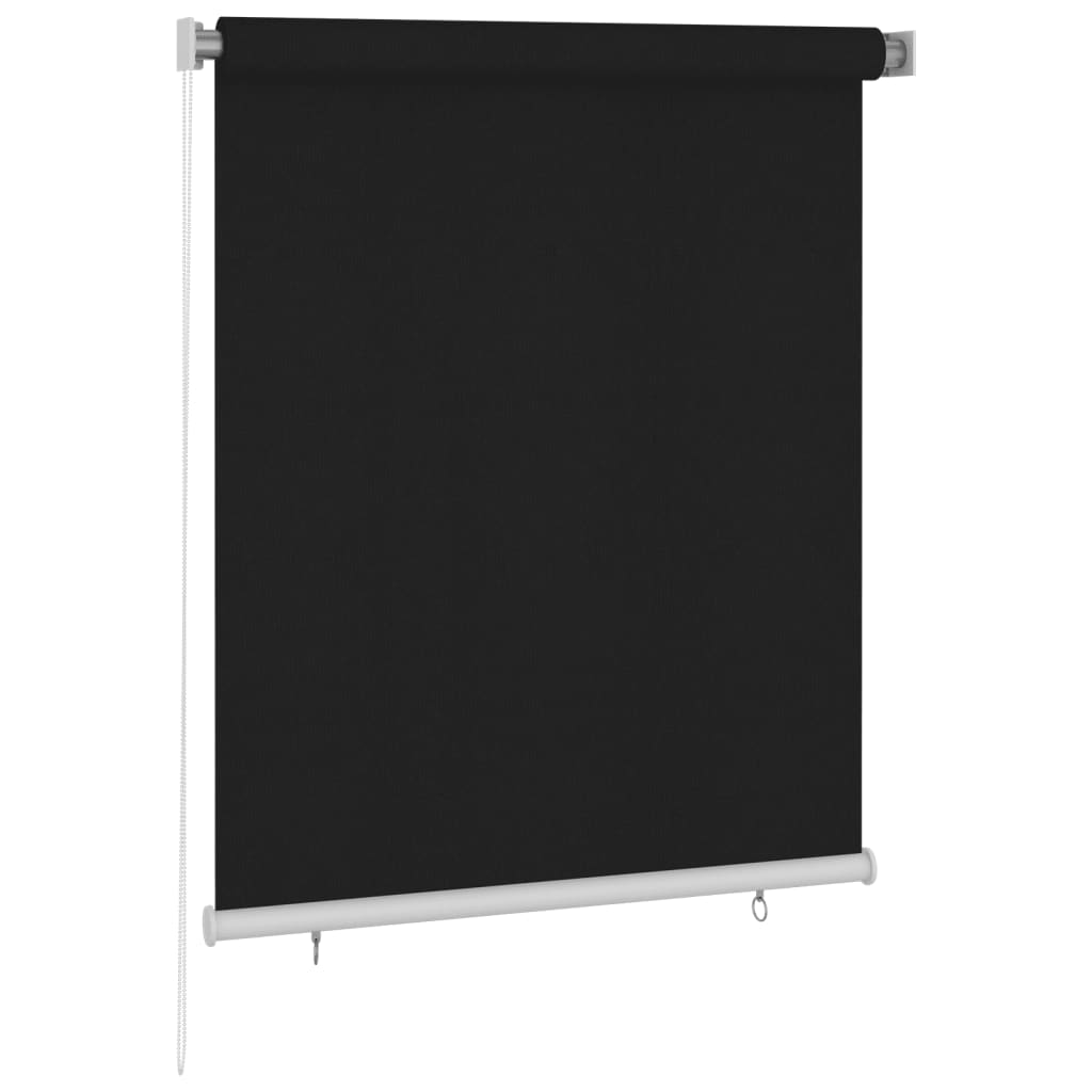 Berkfield Outdoor Roller Blind 120x140 cm Black