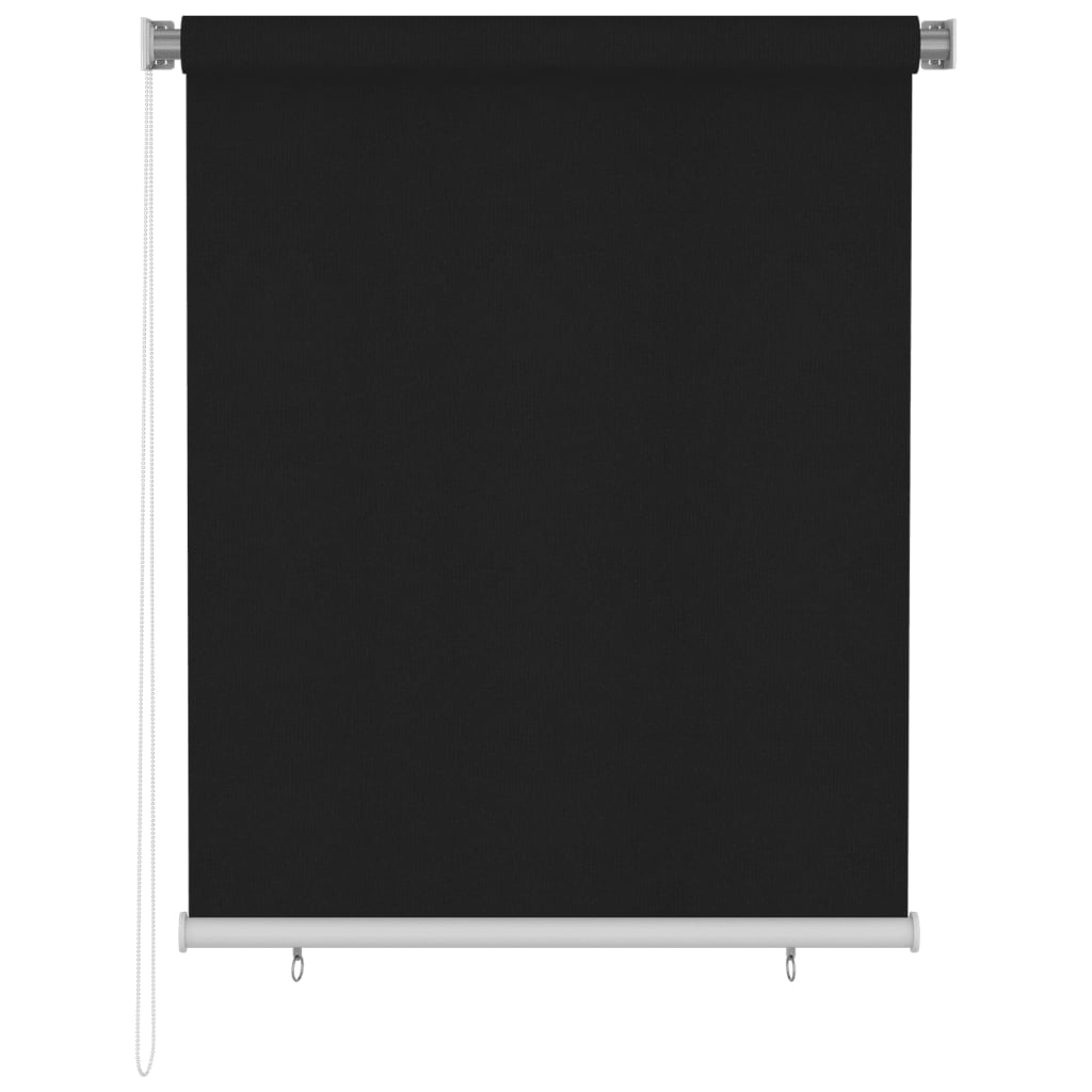 Berkfield Outdoor Roller Blind 120x140 cm Black