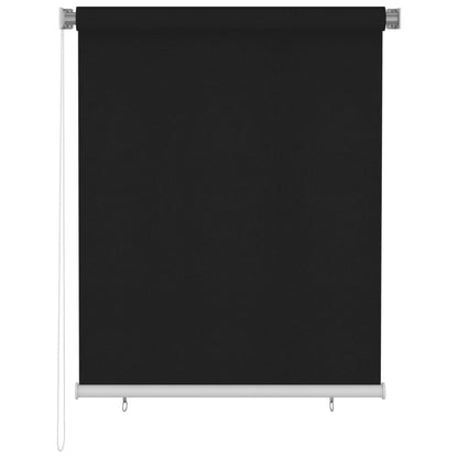 Berkfield Outdoor Roller Blind 120x140 cm Black
