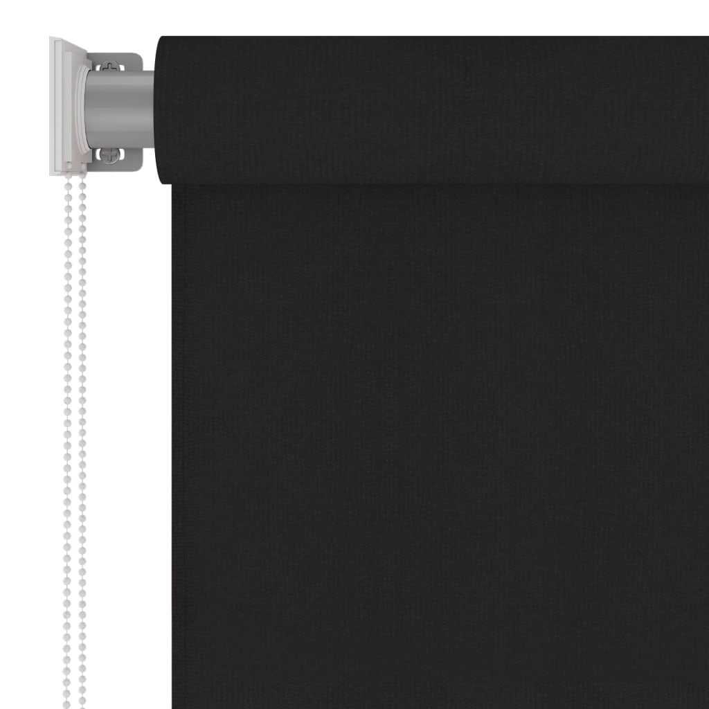 Berkfield Outdoor Roller Blind 120x140 cm Black